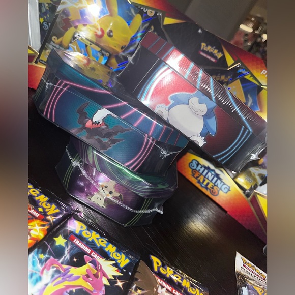 Pokemon Knockout Tins Snorlax etc. - 3 Booster Packs + Holo New Factory Sealed! - Picture 3 of 5